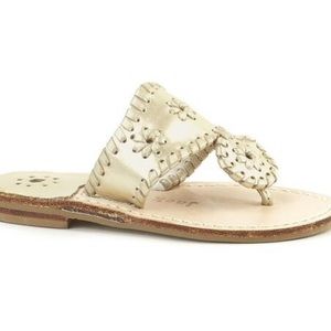 Gold Jack Rogers size 6